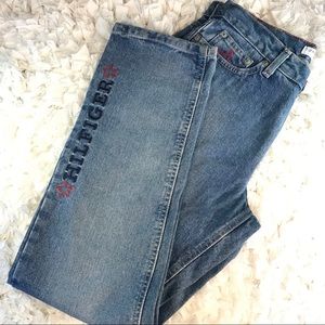 NWT vintage Tommy Hilfiger embroidered jeans